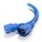 1m IEC C13 to IEC C14 Power Extension Cord | Standard Connectors | Various Colors Available | by SERVEREDGE