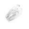 RJ45 Cat6A Clear Strain Relief Boot | 7mm OD | Protects Against Cable Bending | Bag of 10 | by SERVEREDGE