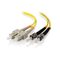 SCST Single Mode Duplex LSZH Fibre Cable | 9/125 Microns | 15m Length | 100% Optically Tested | by SERVEREDGE