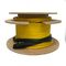 12 Core OS2 Indoor/Outdoor Riser Fibre Optic Cable | 50m Length | 2mm Oversleeving & LC-LC Terminations | Yellow | by SERVEREDGE