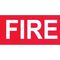 Fire Sign | UV Rated Plastic | 30mm Height Lettering | Compact Size | by Fire Factory Australia