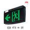 4W LED Quickfit Exit Light | Self-Test Functionality | Black Finish | by Fire Factory Australia
