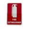 Fire Extinguisher Location Sign | Self-Adhesive & UV Rated | Compact Size | by Fire Factory Australia