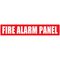 Fire Alarm Panel Red Strip | Highly Visible Identification | Durable Plastic | 500mm x 100mm | by Fire Factory Australia
