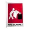 Fire Blanket Angled Location Sign | Compact Design | Durable Material | Wall Mountable | by Fire Factory Australia