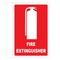 Fire Extinguisher Angled Location Sign | Durable Metal | Enhanced Visibility | Clear Readability | by Fire Factory Australia