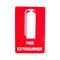 Fire Extinguisher Location Sign | Durable Metal Construction | Clear Visibility | Weather-Resistant | by Fire Factory Australia
