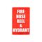 Fire Hose Reel & Hydrant Location Sign | Durable Weather-Resistant Plastic | Compact Size for Versatile Placement | by Fire Factory Australia
