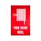 Fire Hose Reel Sign | Durable Weather-Resistant Plastic | Clear Identification | Medium Size | by Fire Factory Australia