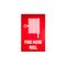 Fire Hose Reel Sign (Small) | Durable Weather-Resistant Plastic | Clear Visibility | Fire Safety Red & White | by Fire Factory Australia