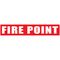 Fire Point Red Strip | High Visibility | Durable Weather-Resistant | 500mm x 100mm | by Fire Factory Australia