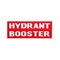 Hydrant Booster Sign (Small) | Durable Weather-Resistant Material | High Visibility Red & White | by Fire Factory Australia