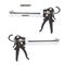 Super Heavy Duty Caulking Gun | Ergonomic Handle | Heavy Duty Metal Frame | Compatible with Standard Cartridges | by Fire Factory Australia