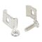 Cablofil Zinc Coated Large Clamp Plate, Small Clamp Plate, Coach Bolt M6 x 20mm and Nut Fixing Kit