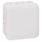 Plexo IP55 Weatherproof Box with Pre-Cut Knockouts and Plain Clip-On Cover 80mm x 80mm x 45mm