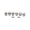 Allen-Bradley 1401N44 Fuse Clip Kit 100A Class H or J