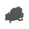 Allen-Bradley 1492LD3BL Two-Circuit Feed-Through Block