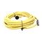 Allen-Bradley 889NR5AE20F Mini Cable Female Right Angle 5-Pin PVC Yellow 18 AWG