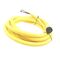 Allen-Bradley 889NF5AFC12F Mini Cable Female Straight 5-Pin PVC Yellow 16AWG 12FT