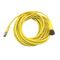 Allen-Bradley QD Patch Cord 5m Yellow 4 Pin Female to 3 Pin Male