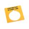 Allen-Bradley 800TX679E Legend Plate for 30mm Push-Button Yellow
