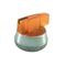 Allen-Bradley 800TN298A Illuminated Amber Selector Switch Knob