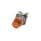 Allen-Bradley 800TQ10A Amber Pilot Light 30.5mm Metal Type 4/13