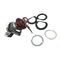 Allen-Bradley 800TE24M6A Mushroom Pushbutton with Cylinder Lock