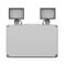 ESSENTIALS TWIN LED EMERGENCY FLOOD (Bardic Essentials Twin LED Emergency Floodlight)
