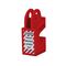 CB LOCKOUT MED RED (CB Lockout Med Red)