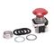 Allen-Bradley 800TCFXJ6A5S Push-Pull Jumbo Mushroom Head Device Red