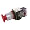 Allen-Bradley 800MRB6B Red Momentary Push Button