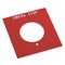 Allen-Bradley 800HY4 Legend Plate Emergency Stop Red