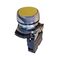 Allen-Bradley 800FMF5MX10 Yellow Non-Illuminated Round Metal Momentary Push Button