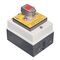 Allen-Bradley 440TMRKSE110S Single Key Rotary Switch