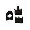 Allen-Bradley 800FPN3GX10 Power Module with Contact Blocks and Latch