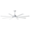 DC Ceiling Fan Kit with LED | 82 Inch Diameter | Energy Efficient & Quiet Operation | White Finish | @Each by Fantech