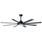 82 Inch DC Ceiling Fan Kit with LED | Energy Efficient & Quiet Operation | Modern Black Finish | @Each by Fantech