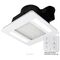 Radiance 3-In-1 Fan Light Heater | 150mm Spigot | Rotatable Design | White Finish | @Each by Fantech