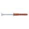 Plastic Frame Anchor W-UR F 8 | Galvanized Steel | High Load-Bearing Capacity | Pass-Through Mounting | @Pack of 50 | by Wurth