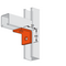 Angle Bracket 2 Hole 90Â°, 48x51mm HDG