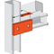 Flat Plate Fitting, 2 Hole 40x90mm Galv