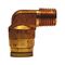 Push-in Connector 90 Degree NPTF Male Thread | Durable Brass | Quick Push-in Fitting | @Pack of 5 | by Wurth