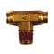 Tee-Piece Through Coupling NPTF Male Thread | Durable Metal Alloy | Leak-Proof Connections | @Pack of 5 | by Wurth