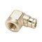 Push-in Connector 90° NPTF Female Thread | Durable Brass | Easy Installation | @Pack of 5 | by Wurth