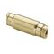 Push-In Straight Connector | Durable Brass | Quick Wire Connections | @Pack of 5 | by Wurth