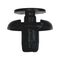 Push in Rivet without Cap | High Retention Force | Black Plastic | @Pack of 25 | by Wurth
