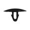 Plastic Rivet Without Pin Type 1 | Large Head & Quick Fitting | Black | @Pack of 25 | by Wurth