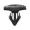Plastic Rivet Opened Without Pin | Quick Installation | Black Color | @Pack of 25 | by Wurth