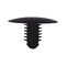 Pine Tree Clip with Large Gradation | Easy Press-In Installation | Black Plastic | @Pack of 25 | by Wurth